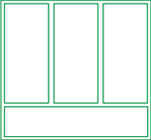 Window or Door 3 sash -1