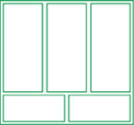 Window or Door 3 sash -2