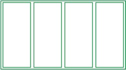 Window or Door 4 sash