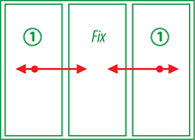 Window Sliding 3 middle FIX