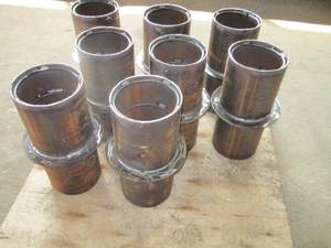 Gland made of steel pipe