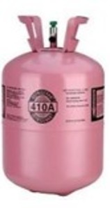 Cylinder with refrigerant (freon) R410a