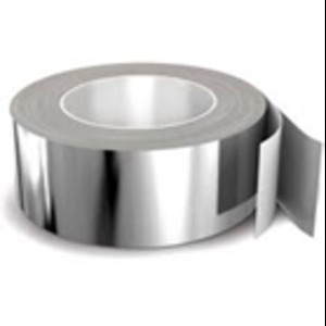 Aluminum tape for sealing and thermal insulation.