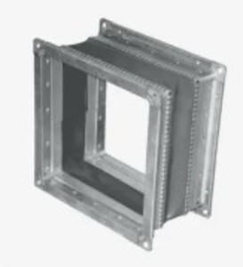 Flexible insert 140x140 for centrifugal fan