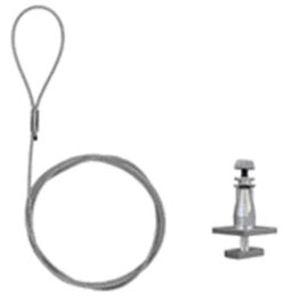 Hanger for air/water attachment with cable.