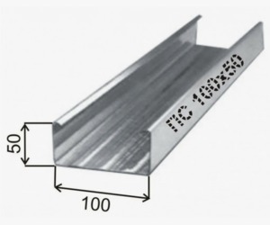 Profile for drywall 100x50mm 3m