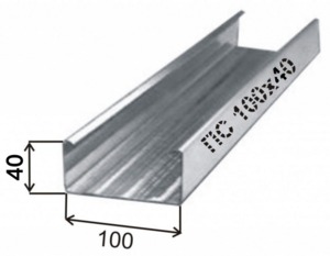 Profile for drywall 100x40 mm 3m
