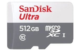 512 GB Class 10 Memory Card