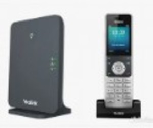Yealink W76P Base Station and Handset.