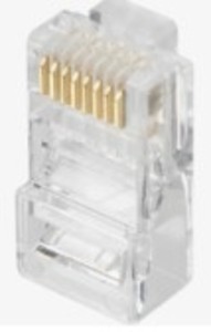 connector RJ45, pack. 100 pcs. CAT 6e