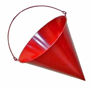 Fire bucket for sand/water