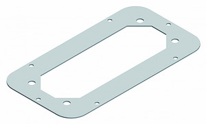 Cable entry plate for membranes
