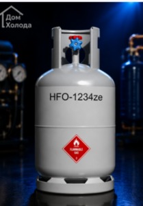 Refrigerant cylinder (freon) R1234ze 450 kg