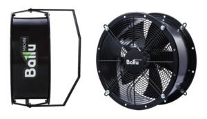 Stationary industrial axial fan